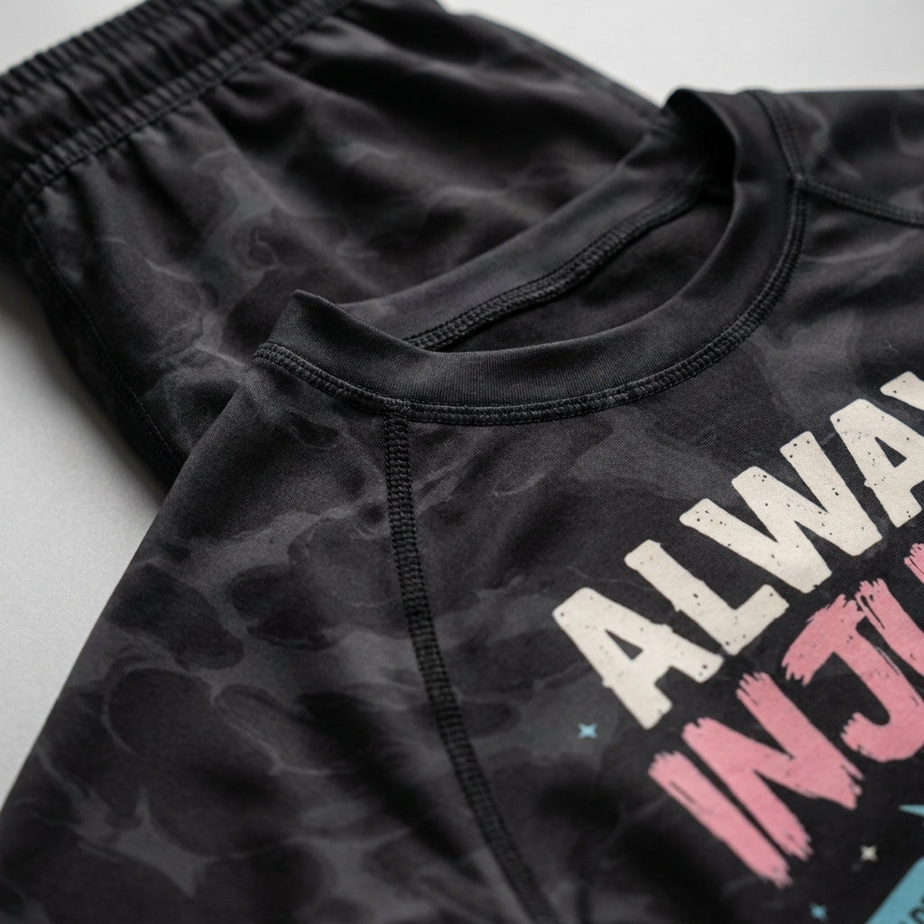 Always Injured — Rashguard + Shorts Set
