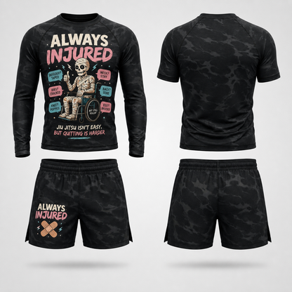 Always Injured — Rashguard + Shorts Set