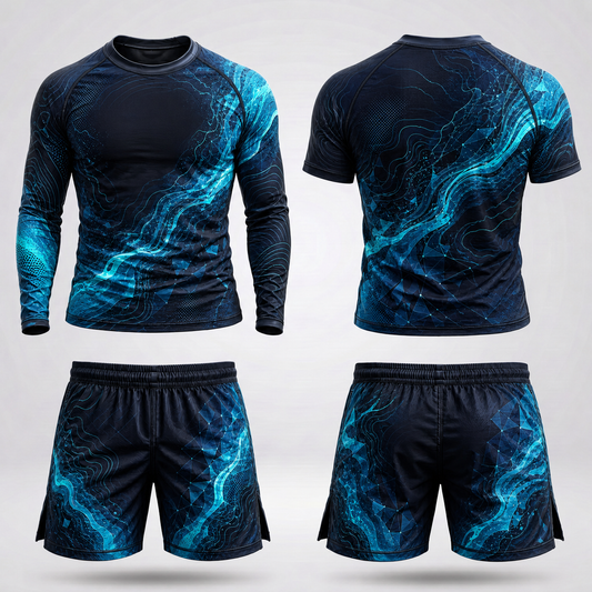 Crystal Rashguard + Shorts Set