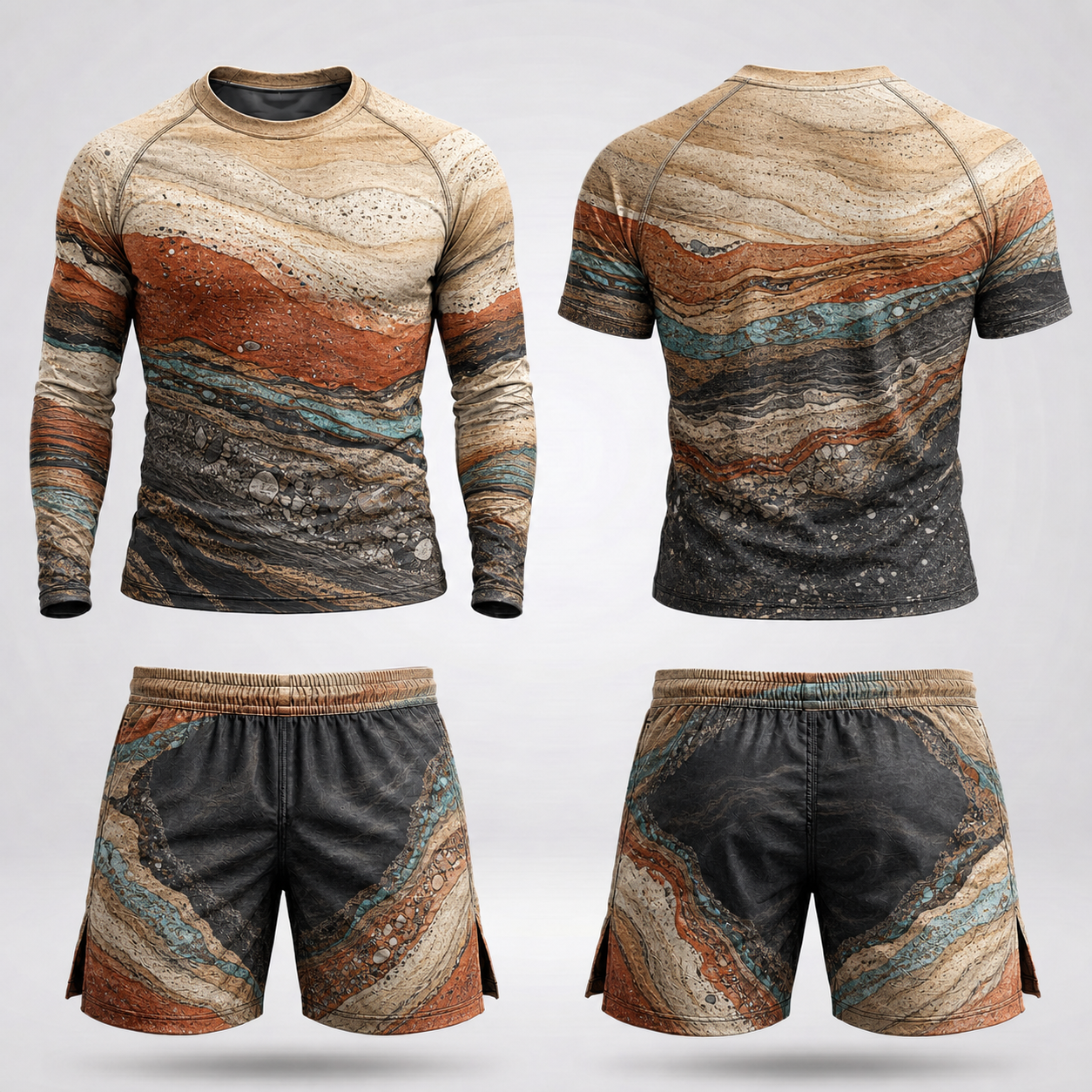 Soil Rashguard + Shorts Set