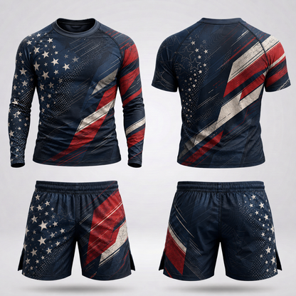 Patriot Rashguard + Shorts Set