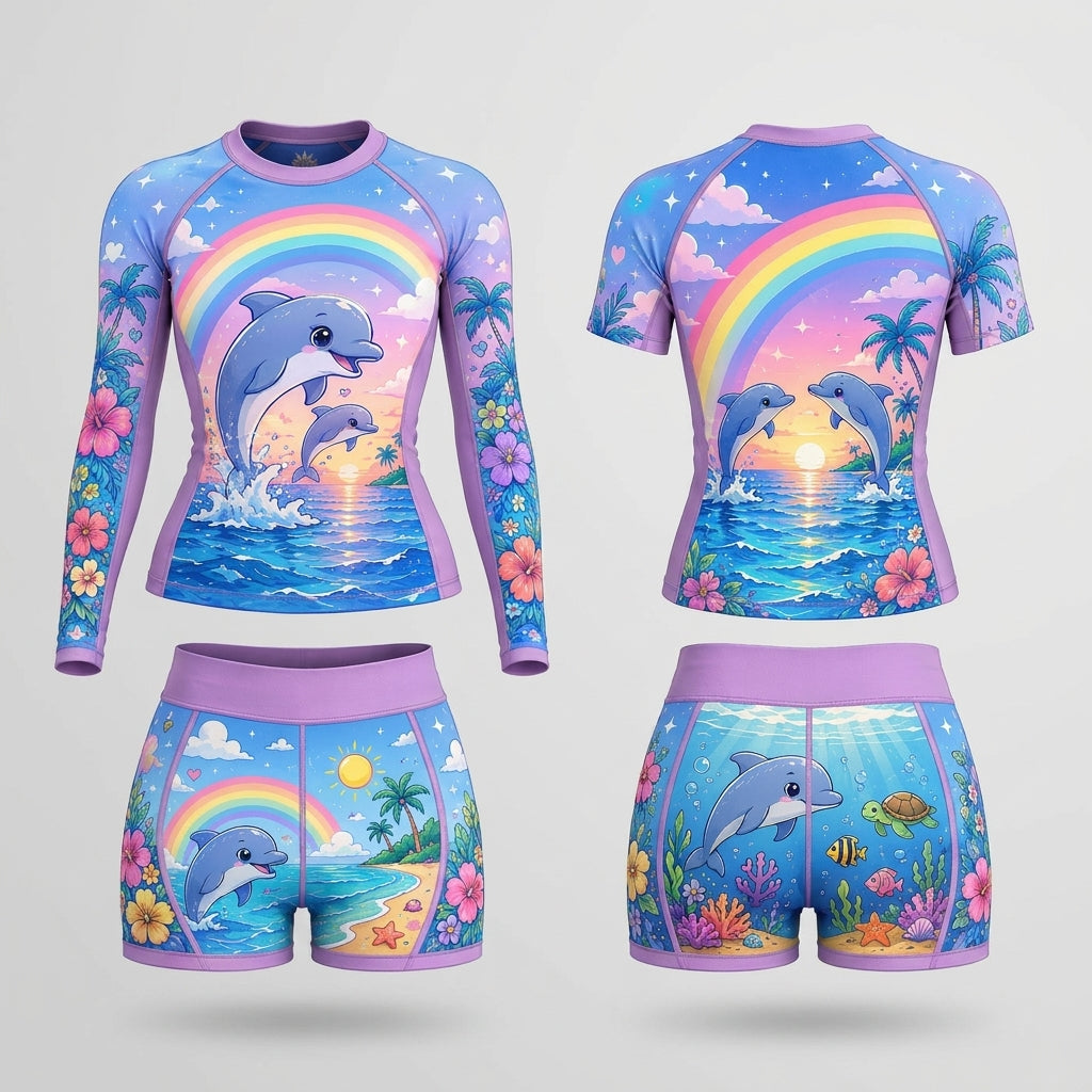 Dolphin — Rashguard + Shorts Set