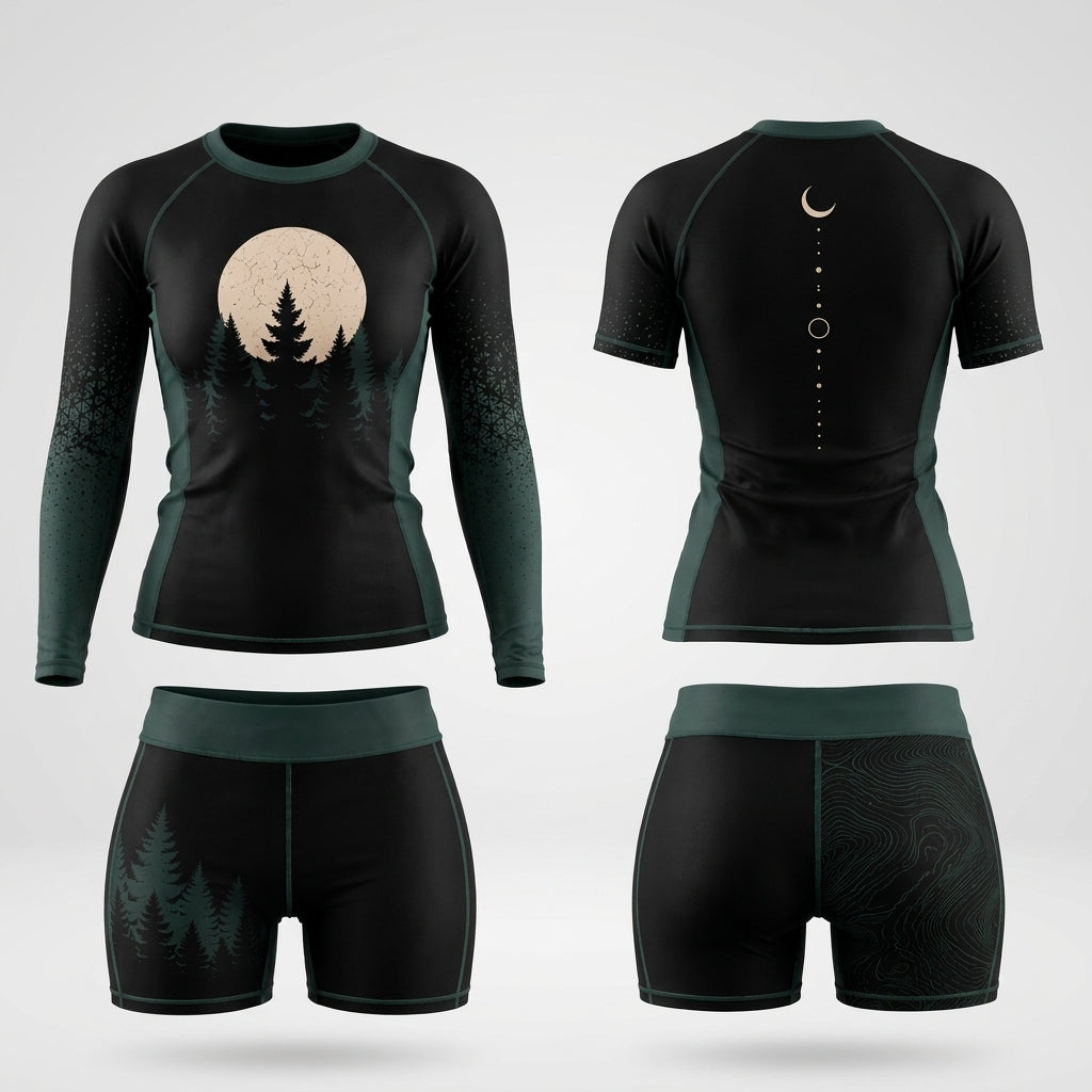 Moon Forest — Rashguard + Shorts Set
