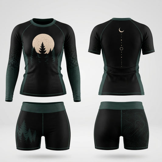 Moon Forest — Rashguard + Shorts Set