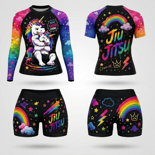 Unicorn Choke — Rashguard + Shorts Set
