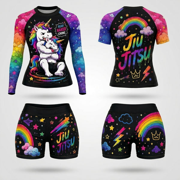 Unicorn Choke — Rashguard + Shorts Set