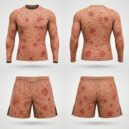 Ring Worm— Rashguard + Shorts Set