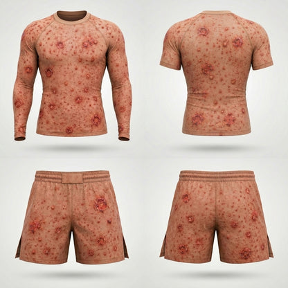 Ring Worm— Rashguard + Shorts Set