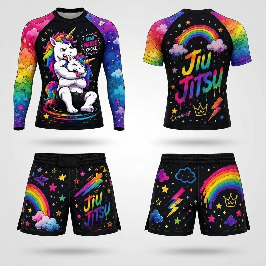 Unicorn choke — Rashguard + Shorts Set