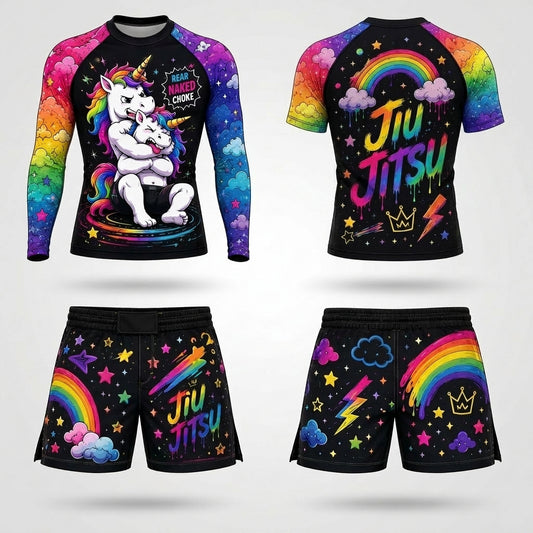 Unicorn choke — Rashguard + Shorts Set