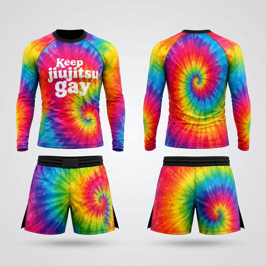 Keep jiujitsu gay — Rashguard + Shorts Set