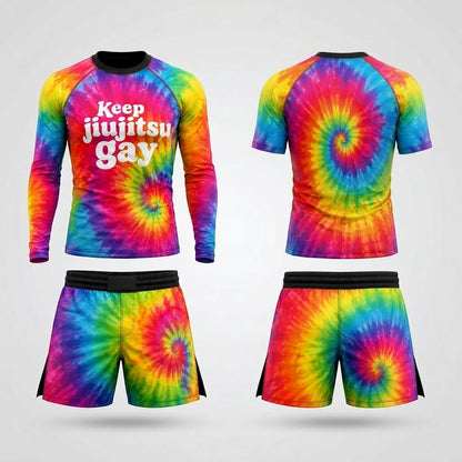 Keep jiujitsu gay — Rashguard + Shorts Set