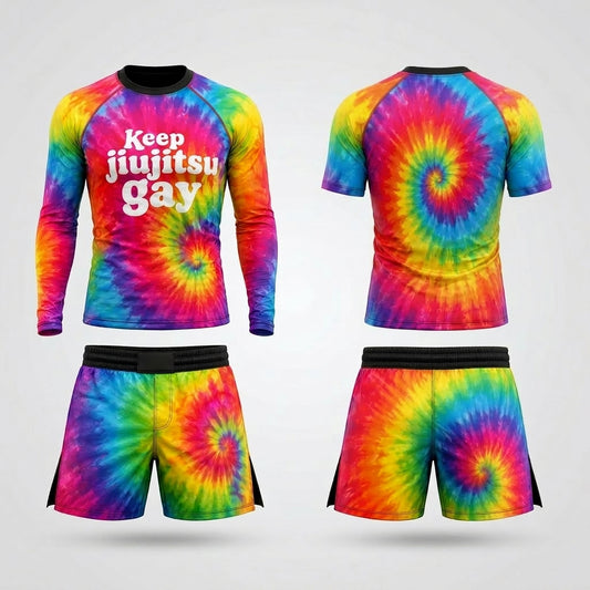 Keep jiujitsu gay — Rashguard + Shorts Set