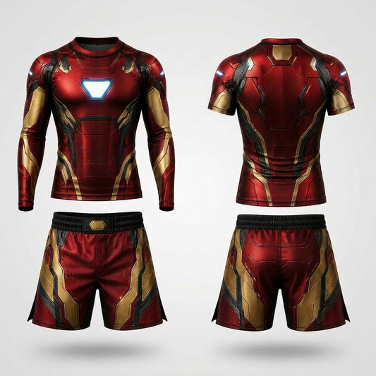 Iron Man — Rashguard + Shorts Set