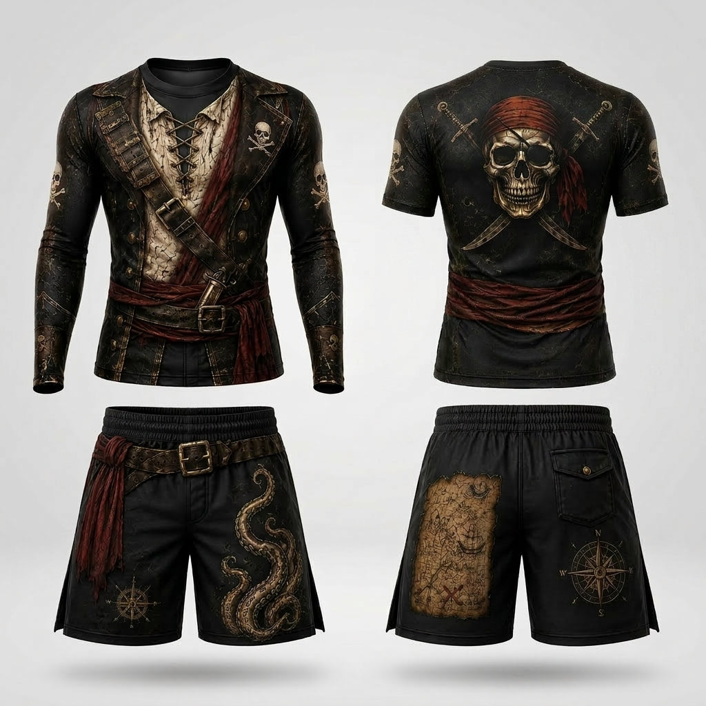 Pirate (kids)— Rashguard + Shorts Set
