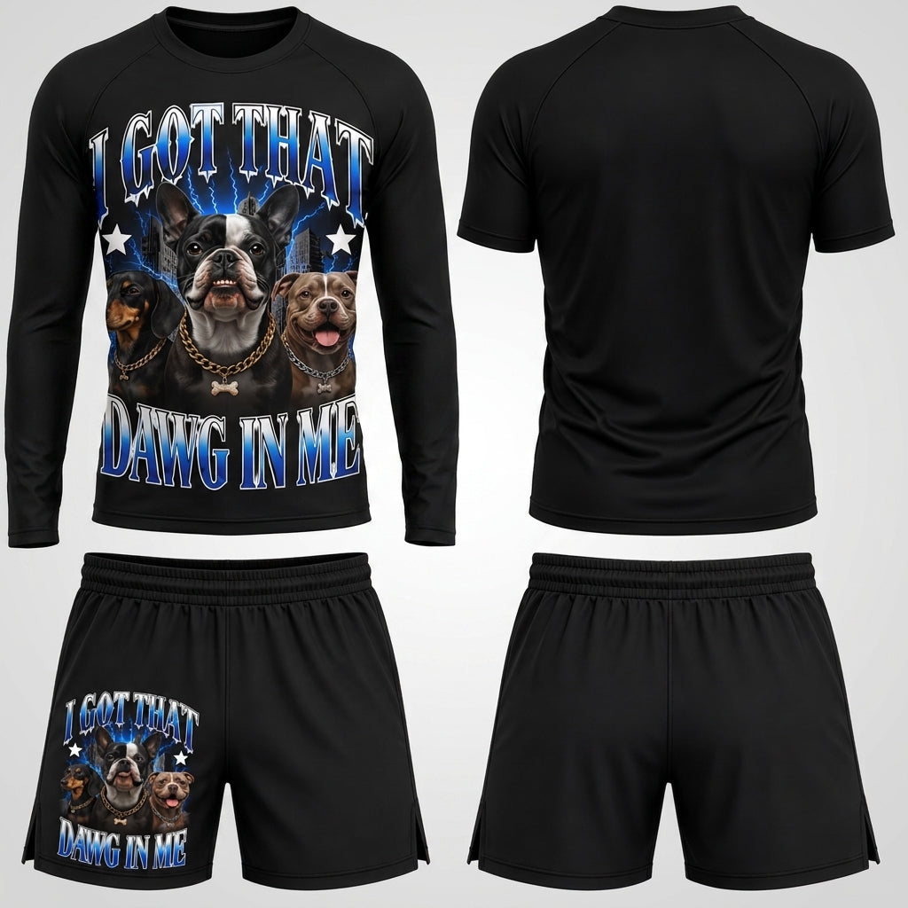 I Got That Dawg — Rashguard + Shorts Set
