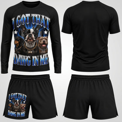 I Got That Dawg — Rashguard + Shorts Set
