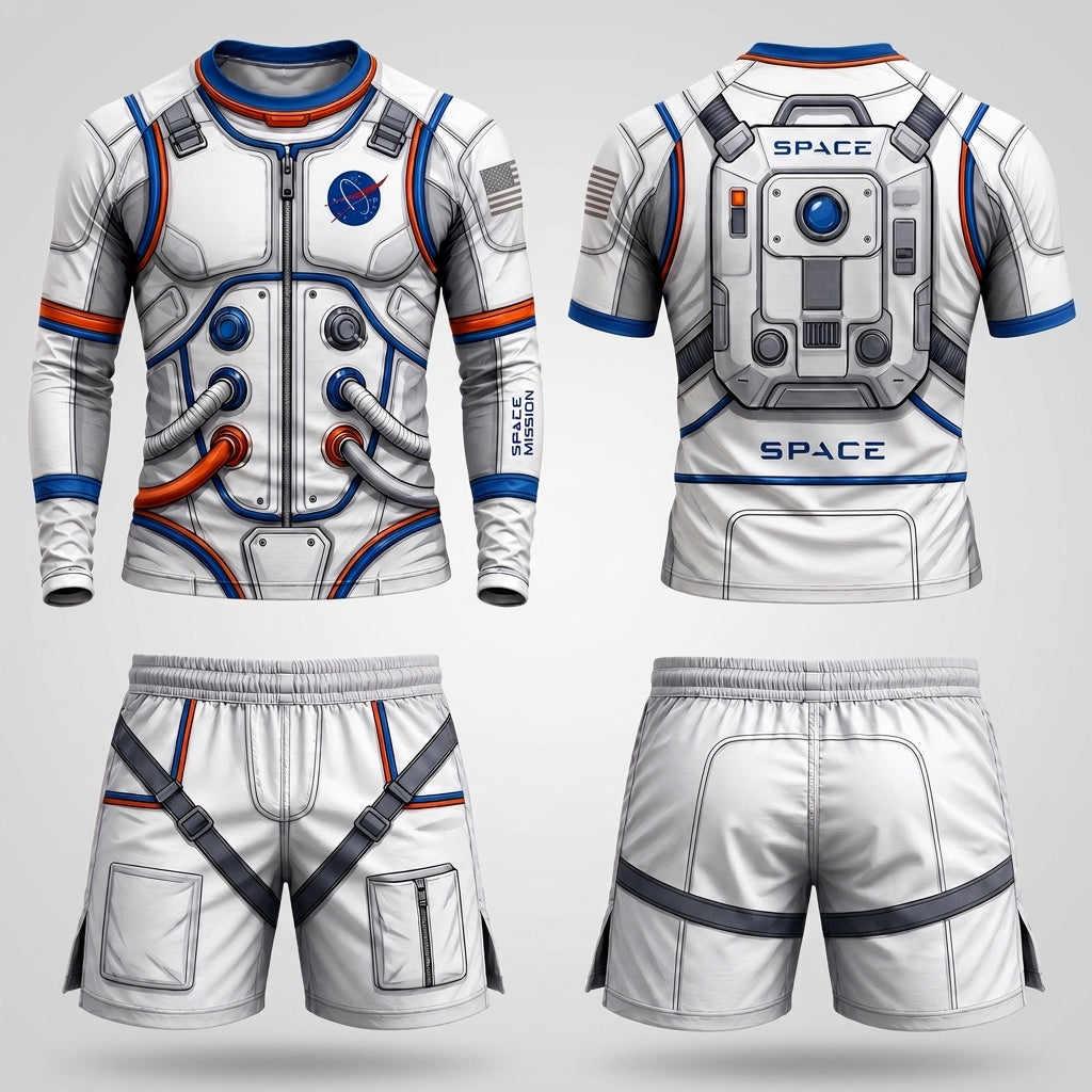 Astronaut  Rashguard + Shorts Set