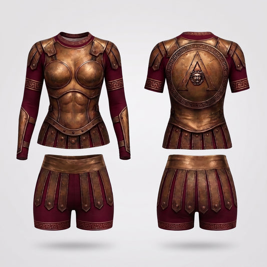 Gladiator (Women)— Rashguard + Shorts Set