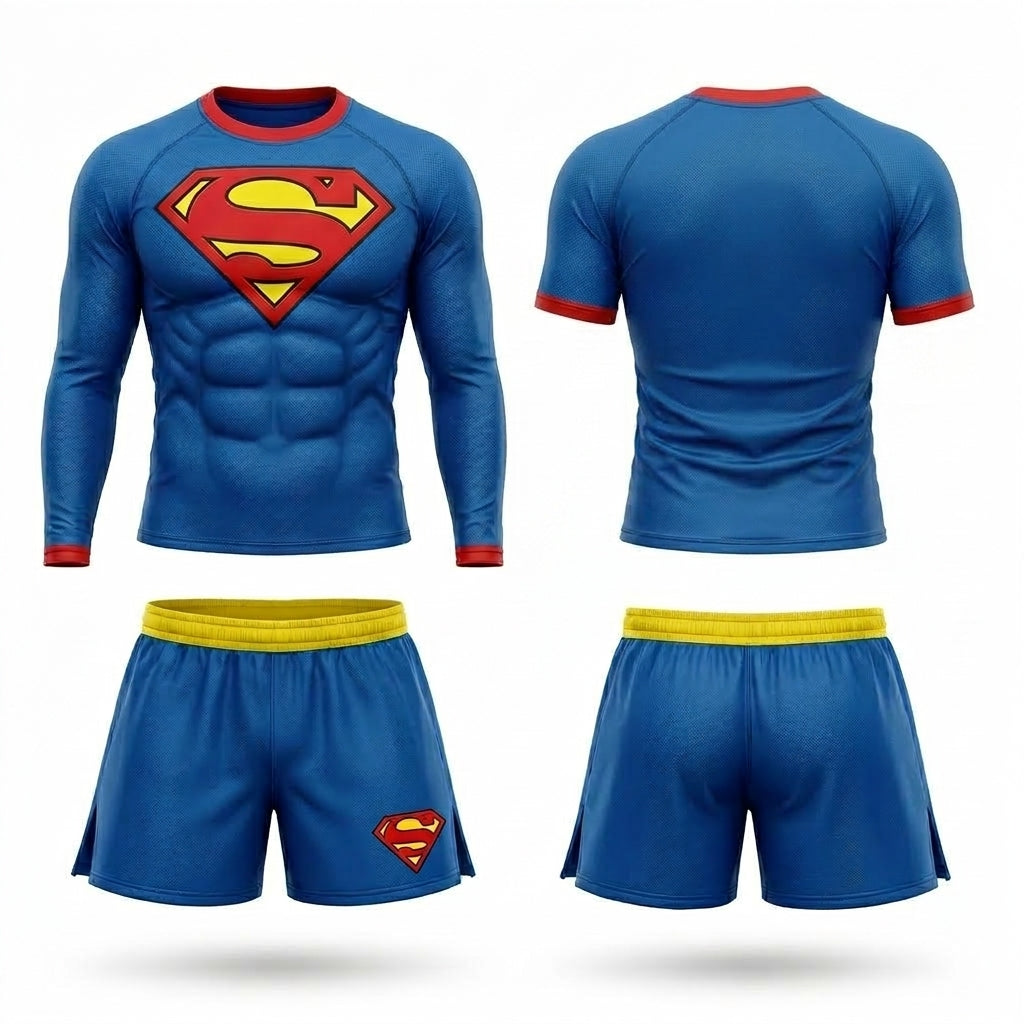 Super Man (kids)— Rashguard + Shorts Set