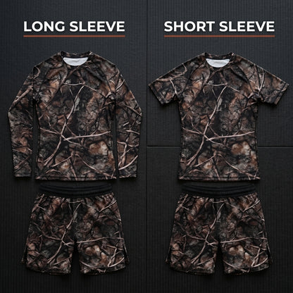 Branch Camo Rashguard + Shorts Set