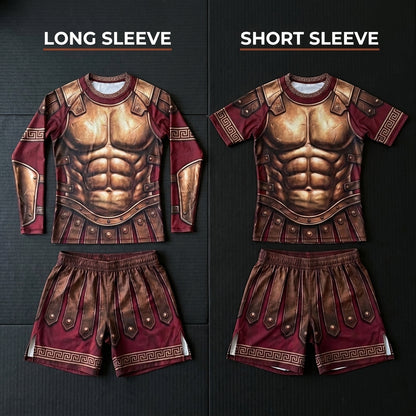 Greek Warrior — Rashguard + Shorts Set