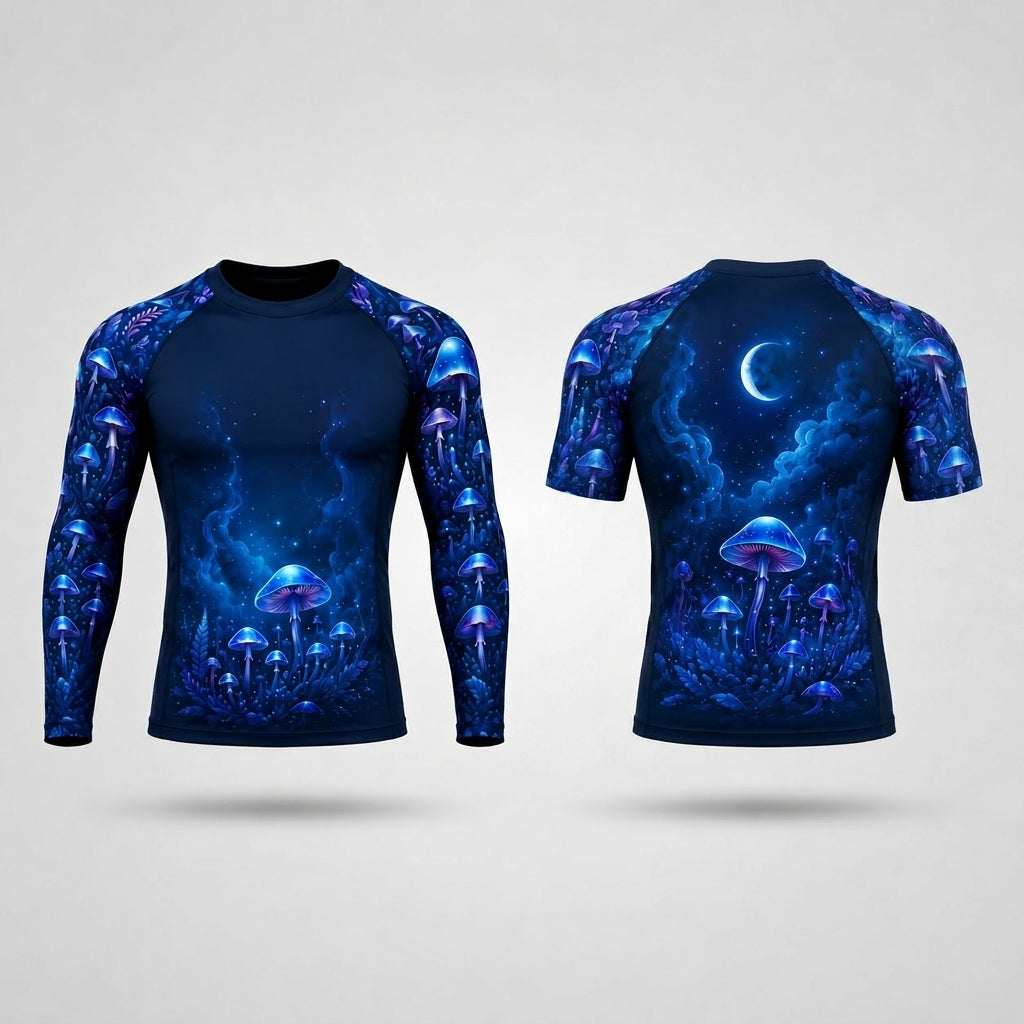 Blue mushroom — Rashguard