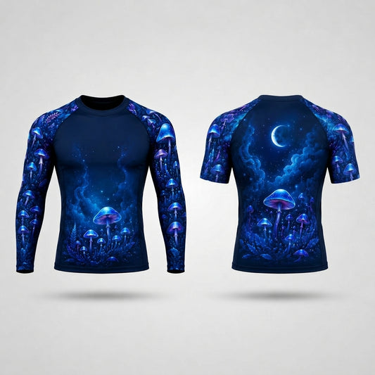 Blue mushroom — Rashguard