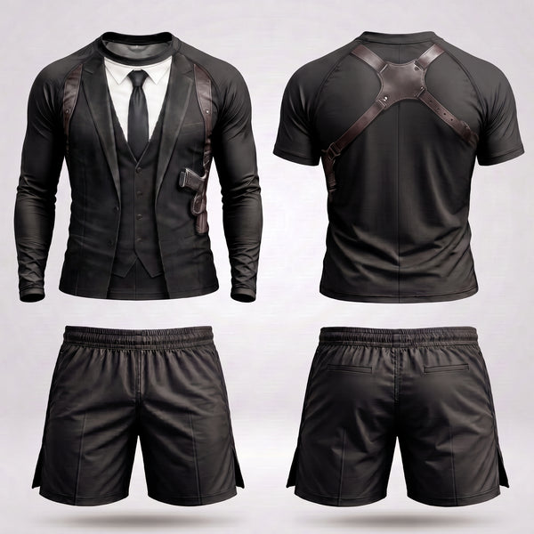 J. Wick— Rashguard + Shorts Set