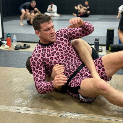 Pink Leopard — Rashguard + Shorts Set
