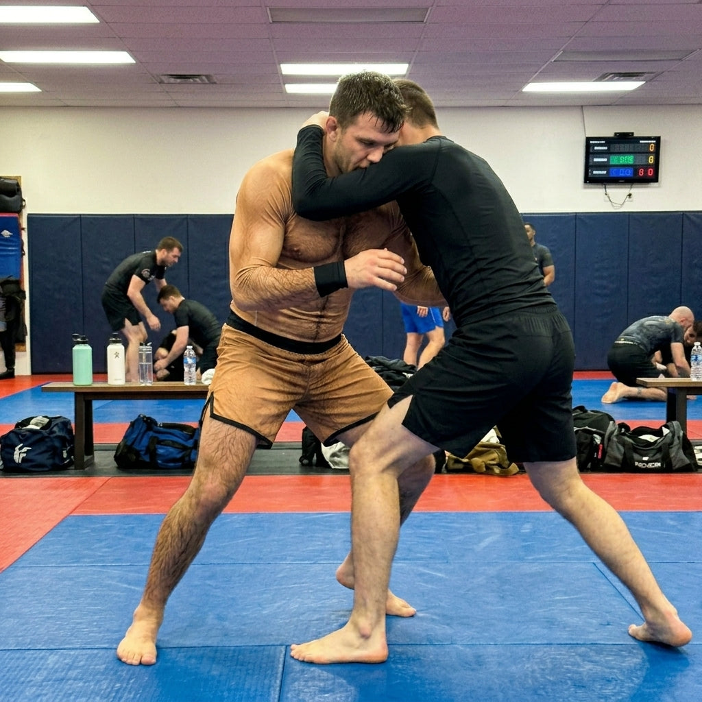 Naked— Rashguard + Shorts Set