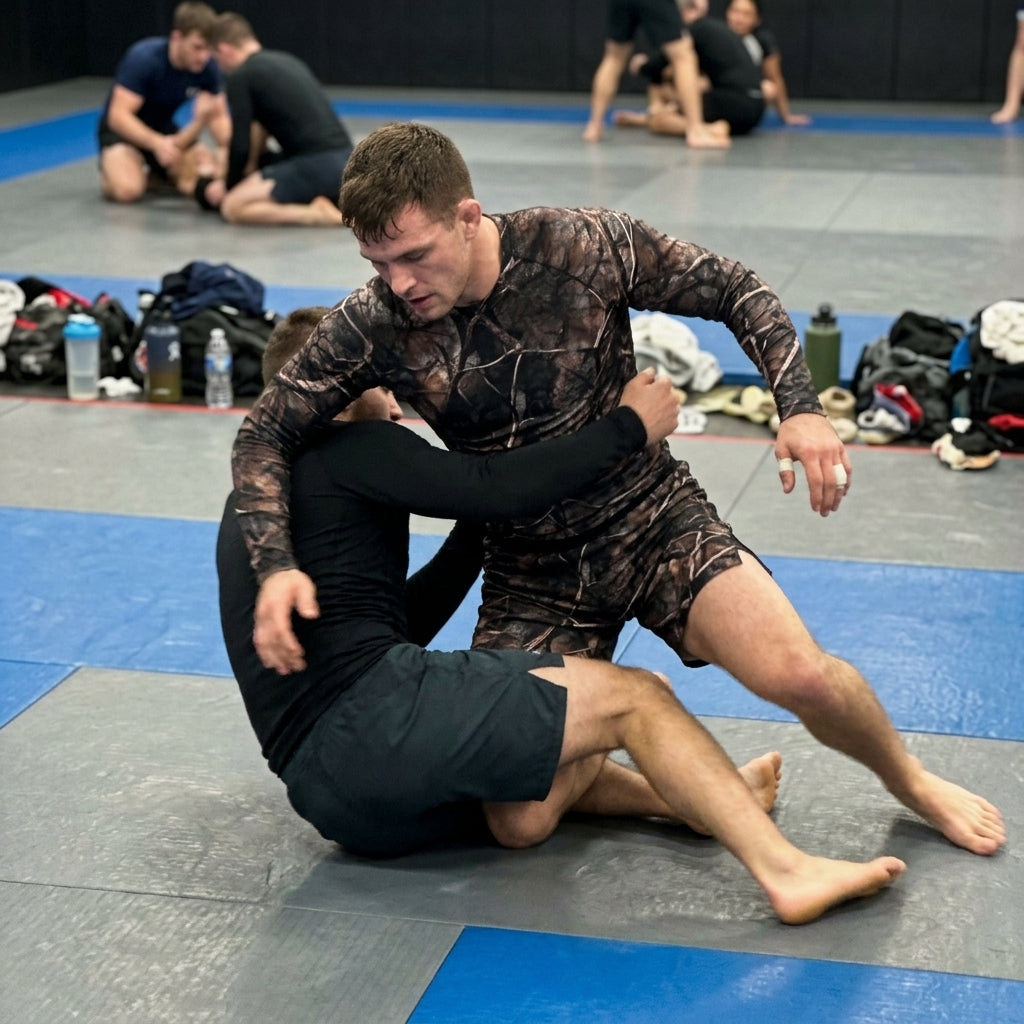 Branch Camo Rashguard + Shorts Set