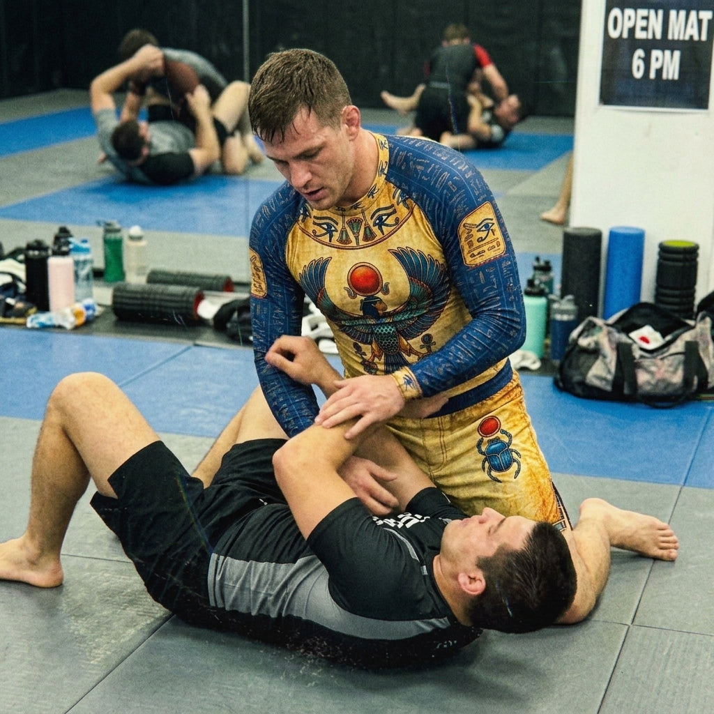 Egyptian Rashguard + Shorts Set
