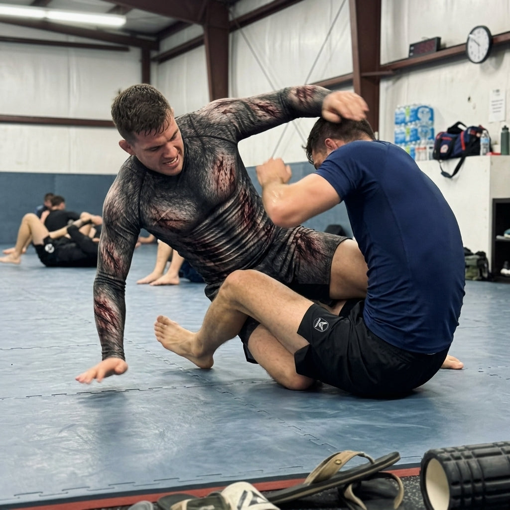 Injured Wolf Rashguard + Shorts Set