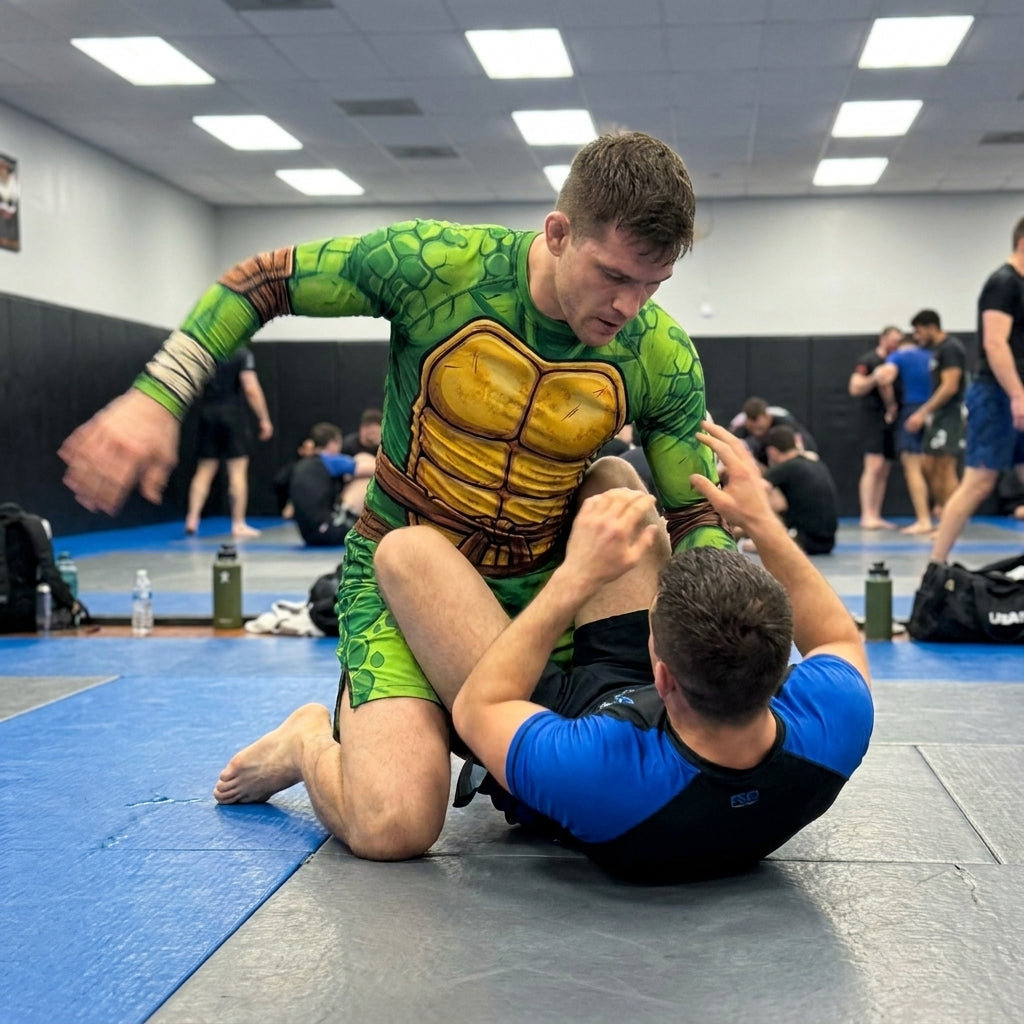Turtle Rashguard + Shorts Set