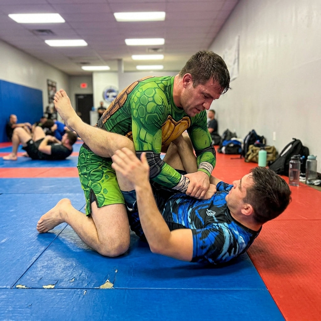 Turtle Rashguard + Shorts Set