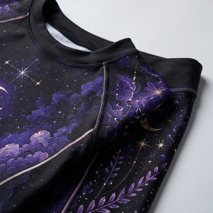 Purple Night — Rashguard + Shorts Set