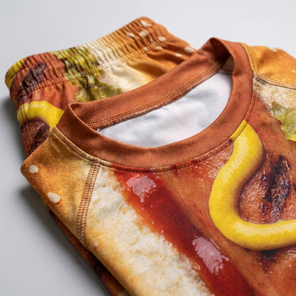 Hotdog Rashguard + Shorts Set