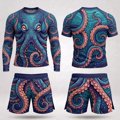 Octopus Rashguard + Shorts Set