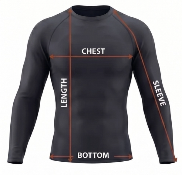 Rashguard measurements