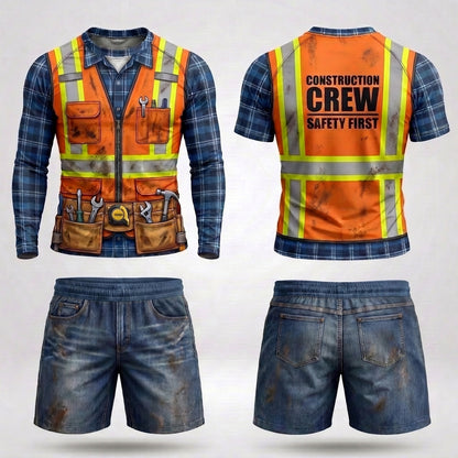 Construction— Rashguard + Shorts Set