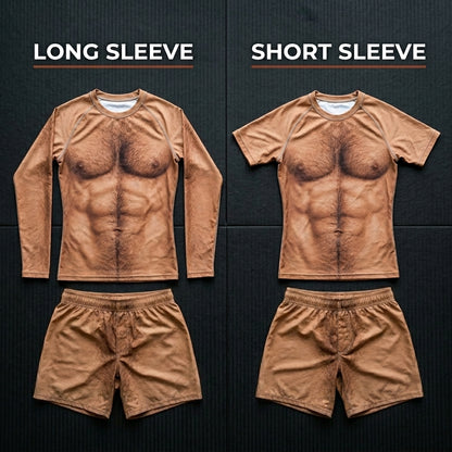 Naked— Rashguard + Shorts Set