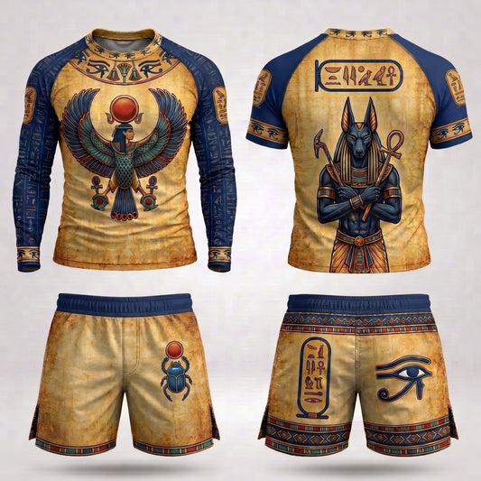 Egyptian Rashguard + Shorts Set