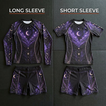 Purple Night — Rashguard + Shorts Set