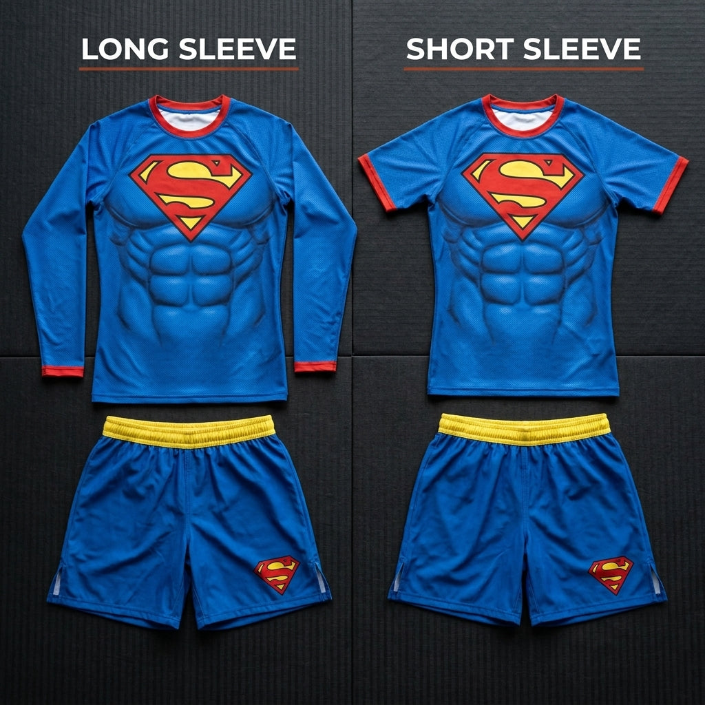 Super Man — Rashguard + Shorts Set