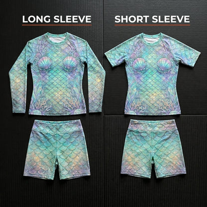 Mermaid (Women)— Rashguard + Shorts Set