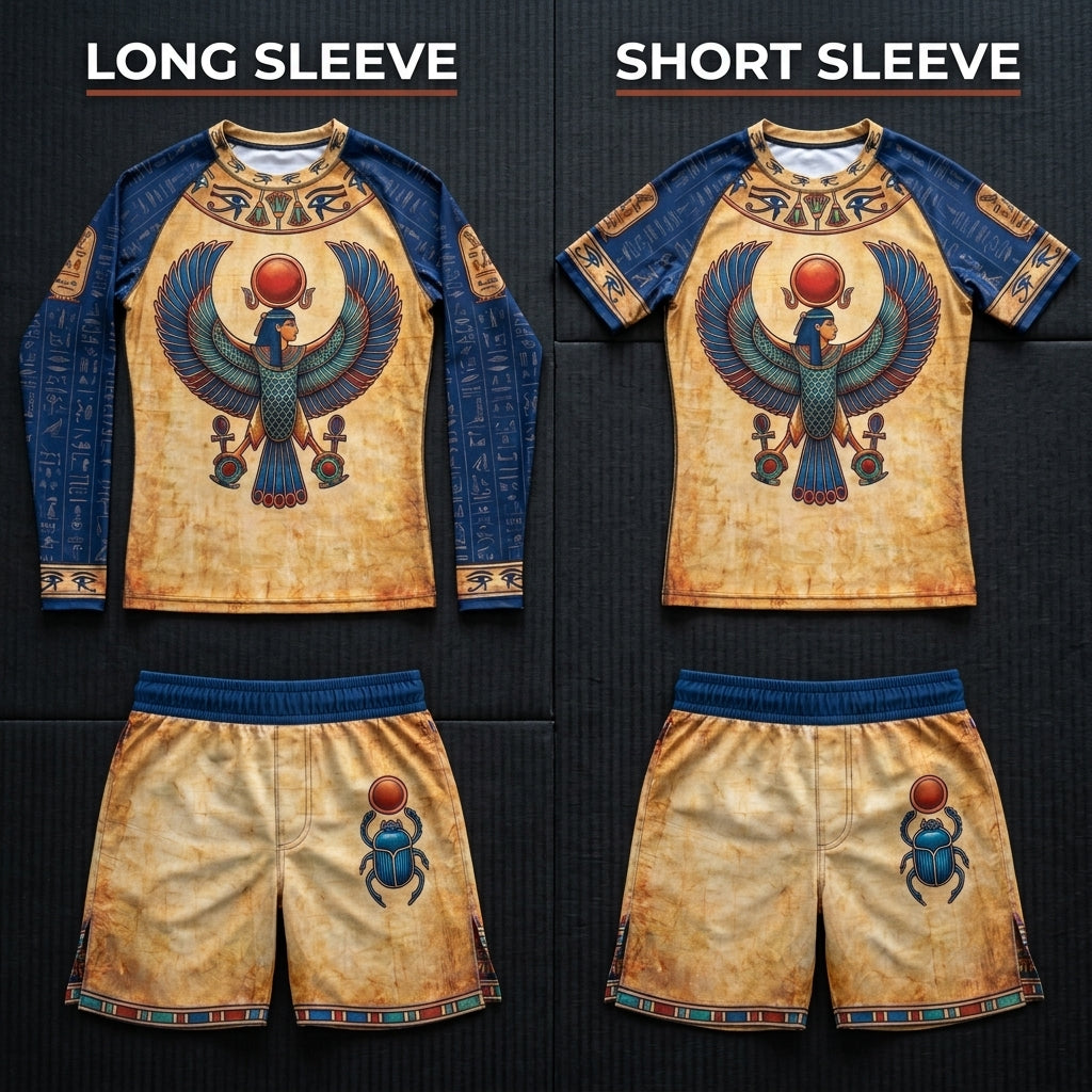 Egyptian Rashguard + Shorts Set