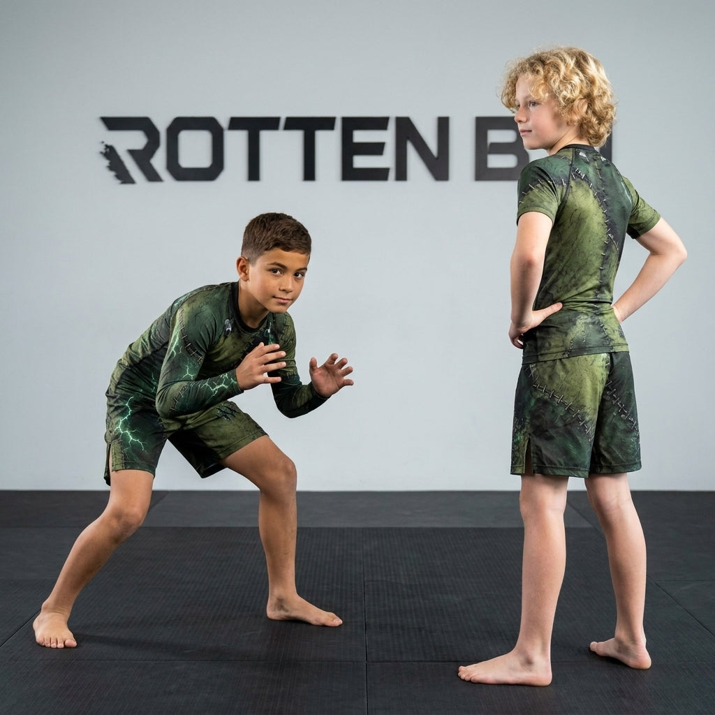 Frankenstein (kids)— Rashguard + Shorts Set