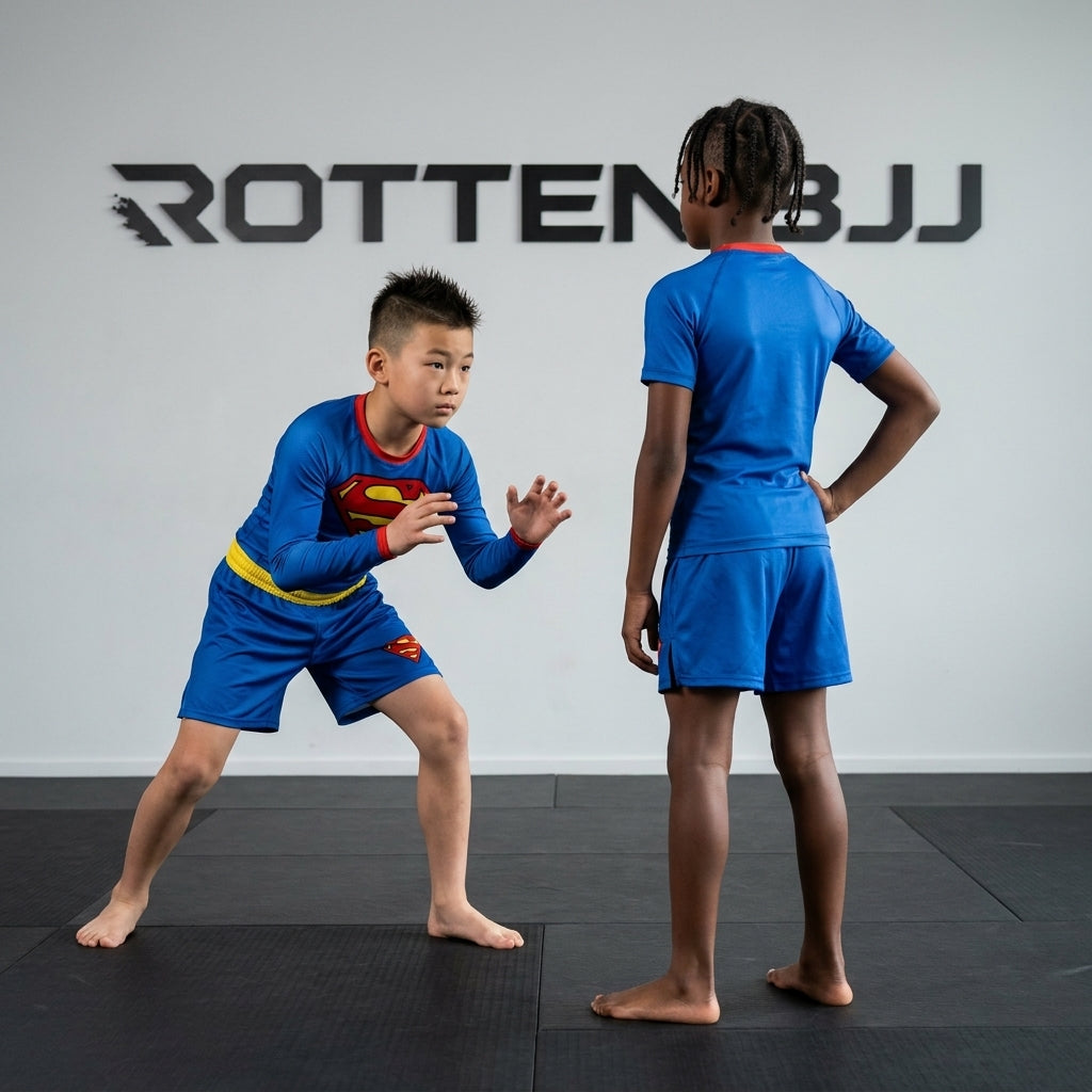 Super Man (kids)— Rashguard + Shorts Set
