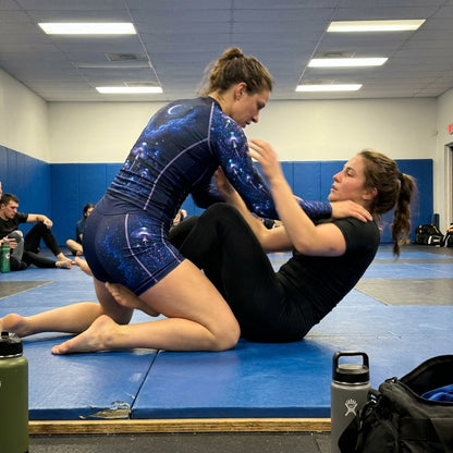 Blue Mushroom — Rashguard + Shorts Set
